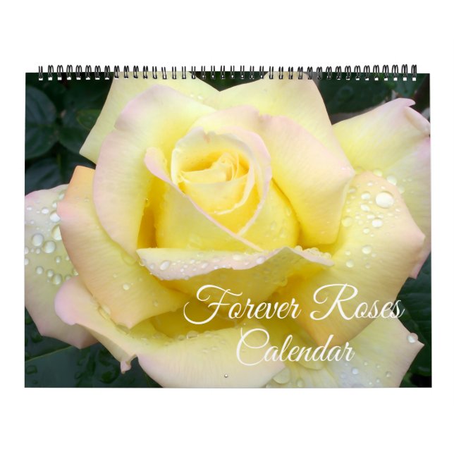 Large Size Forever Roses Calendar (Cover)