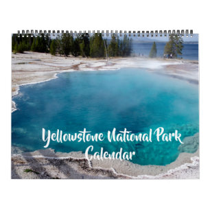 Large Size Yellowstone Park Calendar