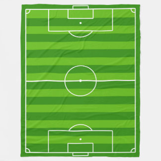 Large Soccer Field / Football Pitch Fleece Blanket