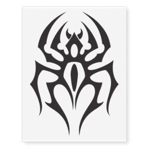 Large Spider Tribal Tattoo