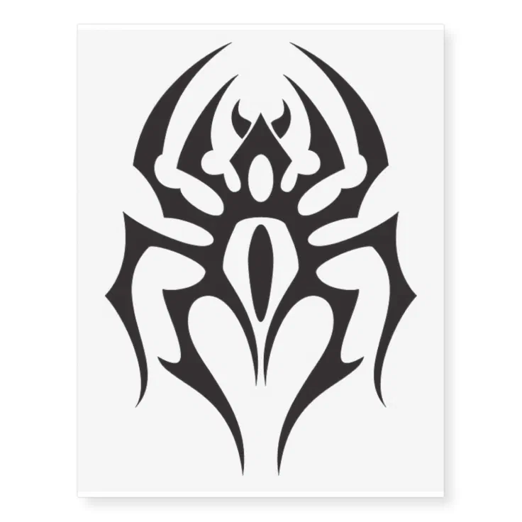 Large Spider Tribal Tattoo | Zazzle Large Spider Tribal Tattoo | Zazzle