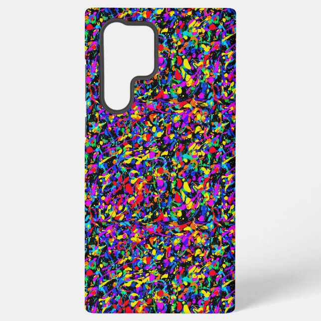 Large Splatter - Samsung (S22 Ultra) Case (Back)