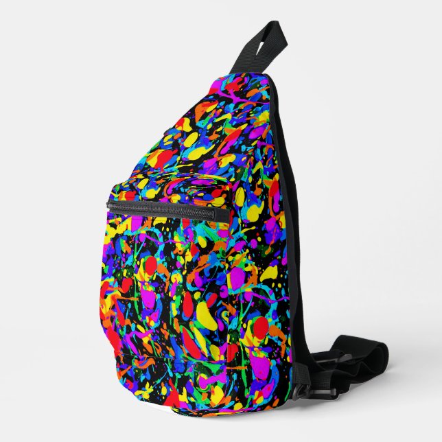 Large Splatter - Sling Bag (Right Corner)