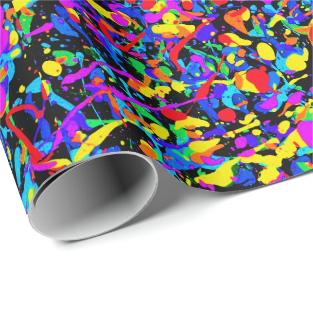 Large Splatter - Wrapping Paper (Roll Corner)