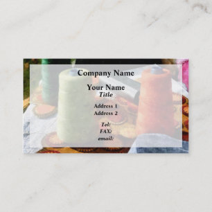 Large Spools of Thread Business Card