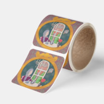 Large Square Sticker – Inspirational Art Design