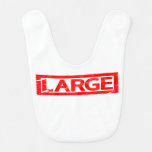 Large Stamp Baby Bib