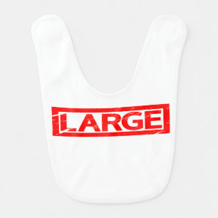 Large Stamp Baby Bib