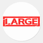 Large Stamp Classic Round Sticker