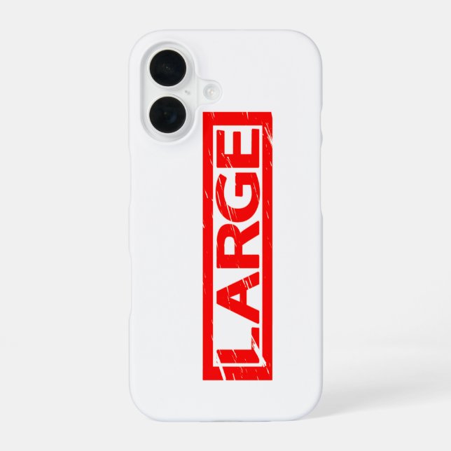 Large Stamp Iphone Case (Back)