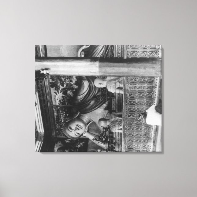 Large Statue of Buddha in Thailand Photograph Canvas Print (Front)