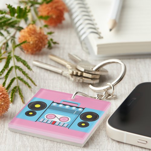Large Stereo Keychain