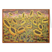 "Large Sunflowers," by Nina Beall (Front Horizontal)