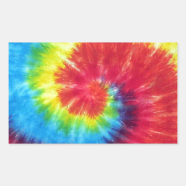 Large Swirl Rectangular Sticker (Front)