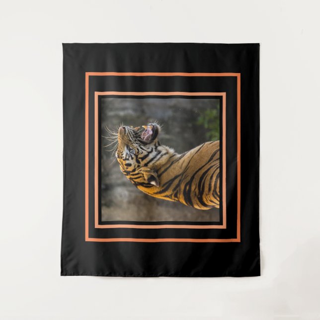 LARGE Tapestry WILD TIGER (Front)