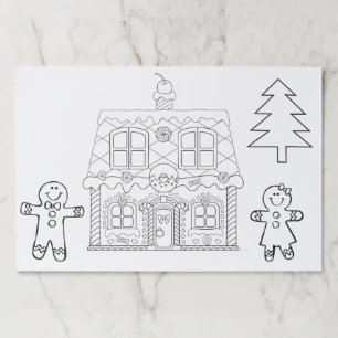 Large Tearaway Paper Pad - Gingerbread house