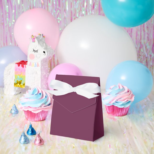 Large Tent Burgundy Favor Boxes for Events and Gif (Party)