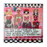 Large tile<br><div class="desc">Bad girl art -tile comes in a smaller size</div>