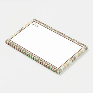 Large To do post it note in brown