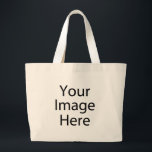 Large Tote Bag<br><div class="desc">Make your own large tote bag on Zazzle. The design tool allows you to add your art, designs, or image to create a one-of-a-kind large tote bag! You can add text using unique fonts & preview your creation. This simple to personalize large tote bag has no minimum orders & is...</div>