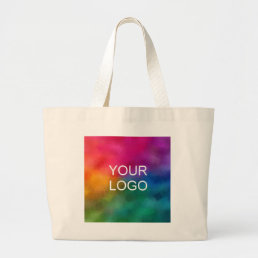 Large Tote Bag Company Logo Here Trendy Template