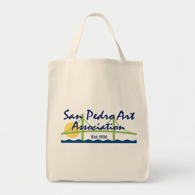 Large Tote Bag - SPAA logo (Front)