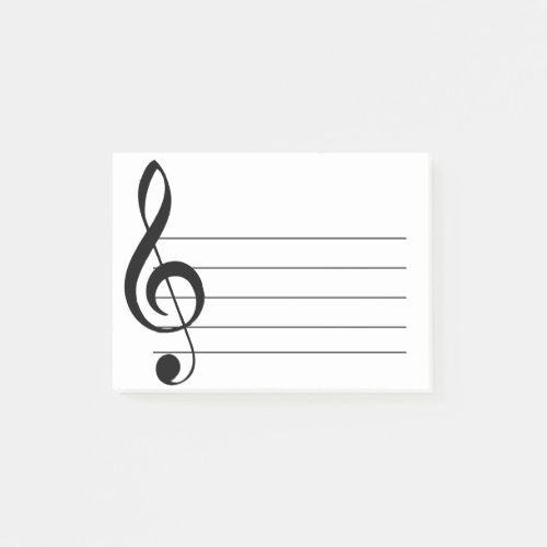 Large Treble Clef Musical Notes