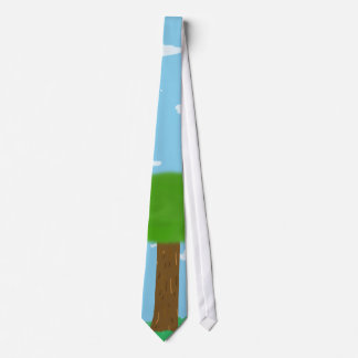 Large tree neck tie