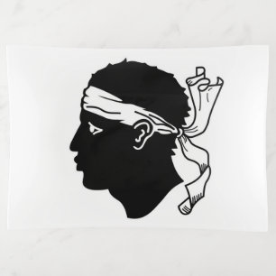 Large trinket tray with flag of Corsica