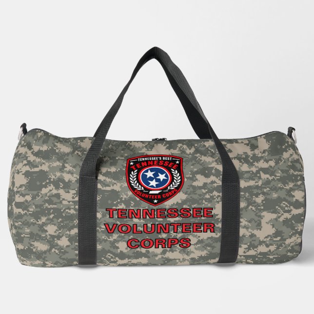 Large TVC UCP Pattern Duffle Bag (Front)