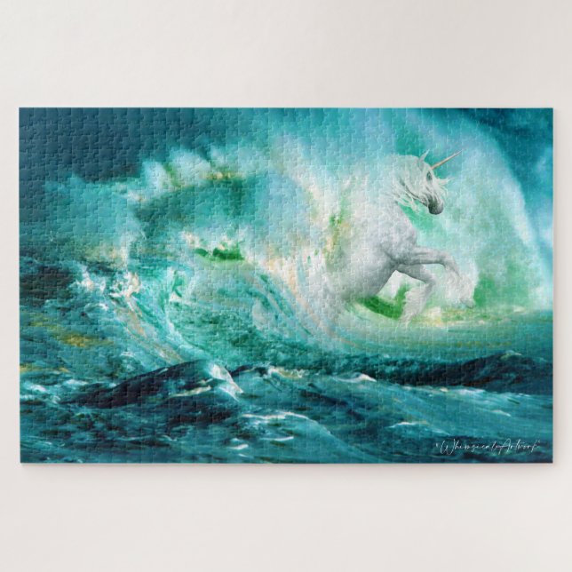 Large - Unicorn of the Sea 2 Jigsaw Puzzle (Horizontal)
