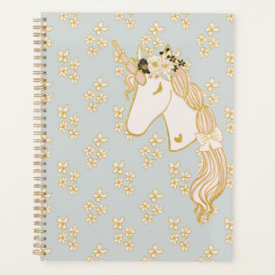 Large Unicorn Rainbow Kawaii Magical Weekly  Planner