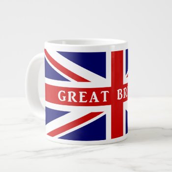 Large Union Jack Great Britain Mug by DL_Designs at Zazzle