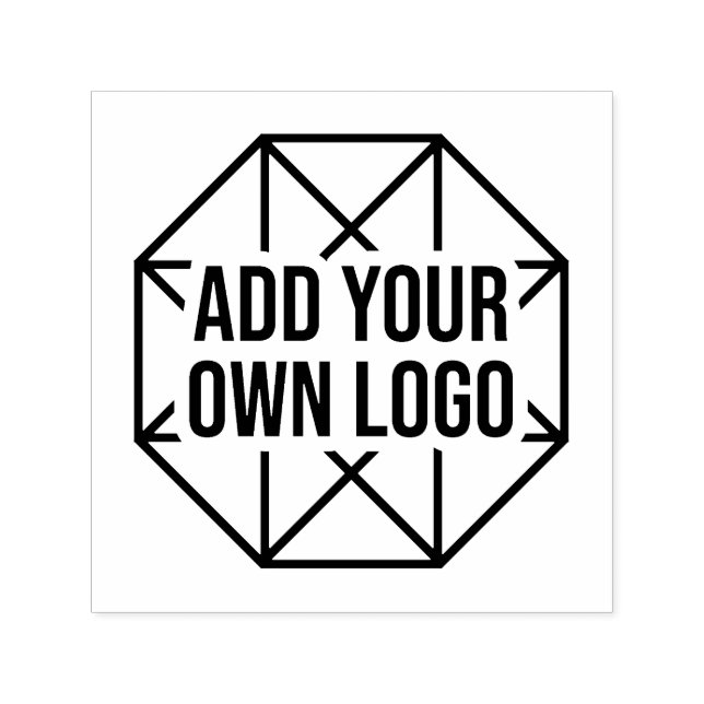 Large Upload Your Own Business Logo Self-inking Stamp (Design)