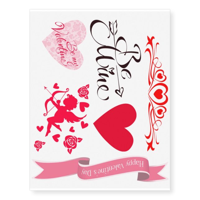 Large Valentine's Day Tattoos (Front)