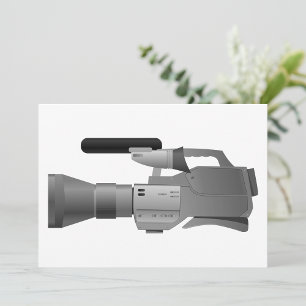 Large Video Camera Invitations