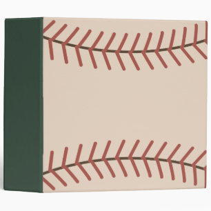 Large Vintage Baseball Binder Gift