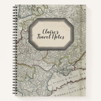 Large Vintage Custom Travel Notebook