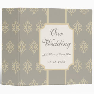 Large Vintage Lace Wedding Scrapbook Album Gift 3 Ring Binder