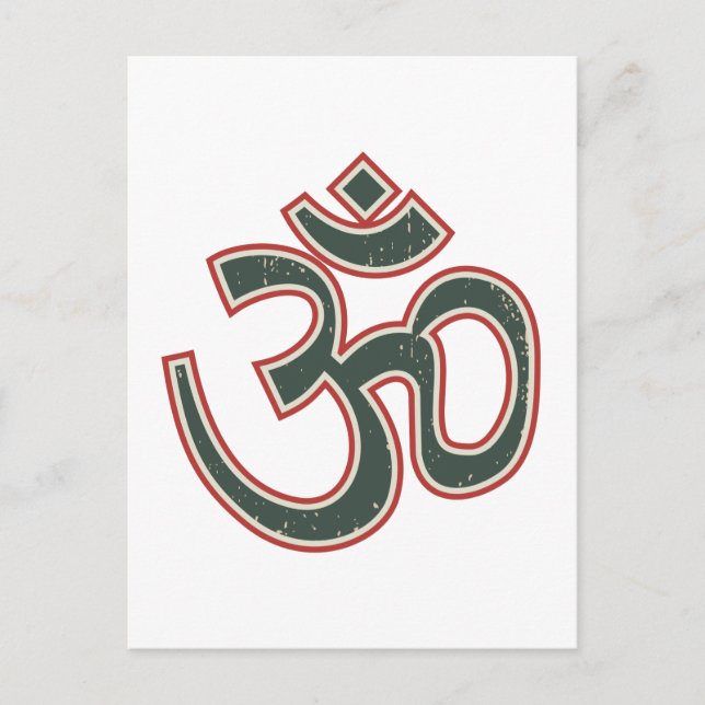 Large Vintage OM Postcard (Front)