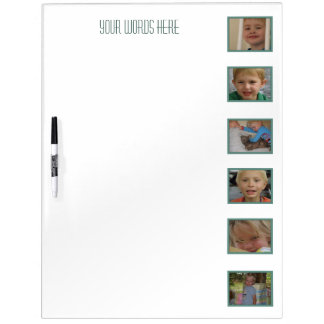 Large w/ Pen: Add Your Pictures: Dry Erase Board