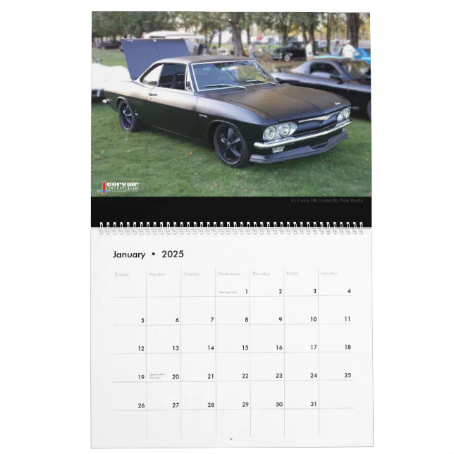 2025 Corvair Calendar Nike Gertruda
