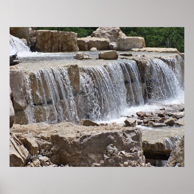 Large Waterfall Print-customize size Poster (Front)