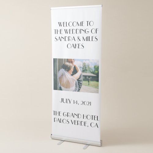Large Wedding Banner