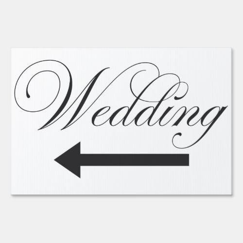 Large Wedding Outdoor yard sign