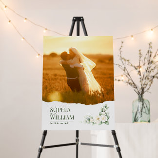 Large Wedding Welcome Sign