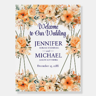 Large Wedding Welcome Sign
