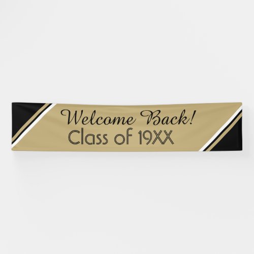 Large Welcome back class reunion Banner