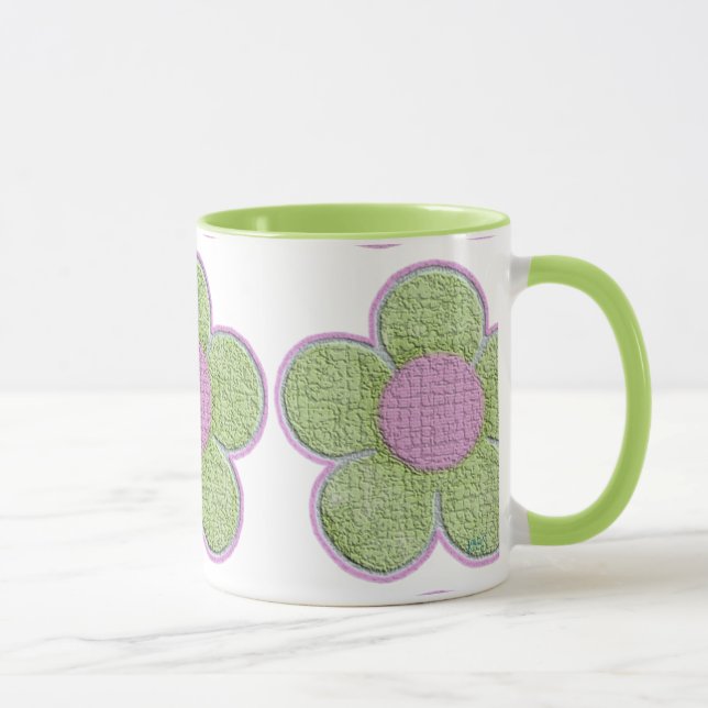 Large Whimsical Flower Mug (Right)