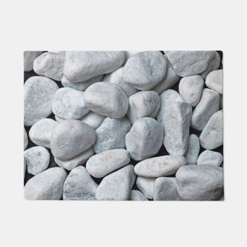 Large White Stones Doormat